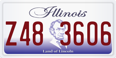 IL license plate Z483606