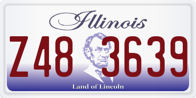 IL license plate Z483639