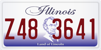 IL license plate Z483641
