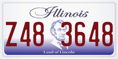 IL license plate Z483648