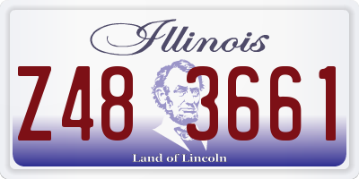 IL license plate Z483661