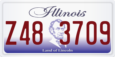 IL license plate Z483709
