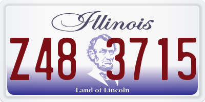 IL license plate Z483715