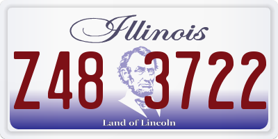 IL license plate Z483722