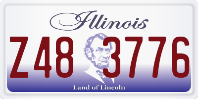 IL license plate Z483776