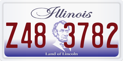 IL license plate Z483782