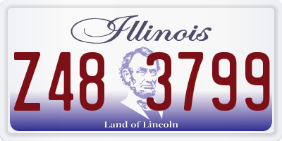 IL license plate Z483799