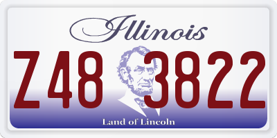 IL license plate Z483822