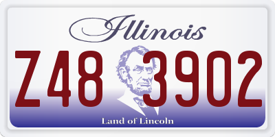 IL license plate Z483902
