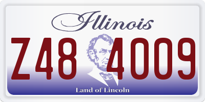 IL license plate Z484009