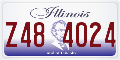 IL license plate Z484024