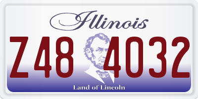 IL license plate Z484032