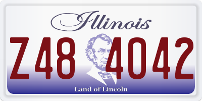 IL license plate Z484042