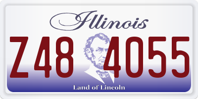 IL license plate Z484055