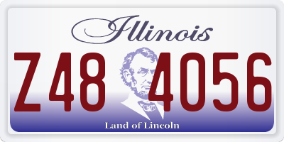 IL license plate Z484056