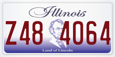 IL license plate Z484064