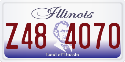 IL license plate Z484070