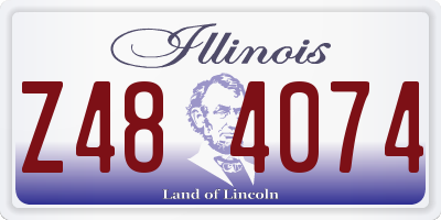 IL license plate Z484074