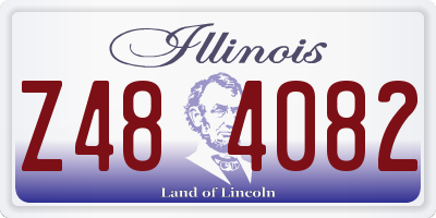 IL license plate Z484082