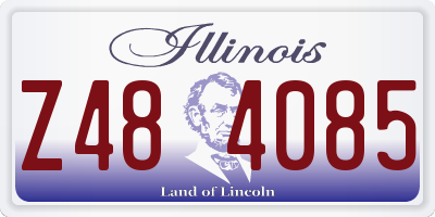 IL license plate Z484085