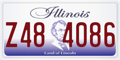 IL license plate Z484086