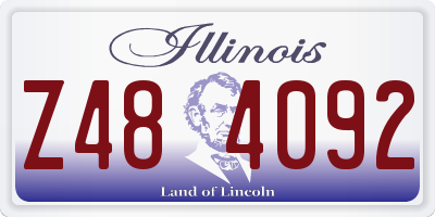 IL license plate Z484092