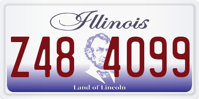 IL license plate Z484099