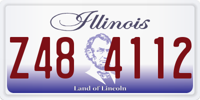 IL license plate Z484112