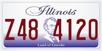IL license plate Z484120
