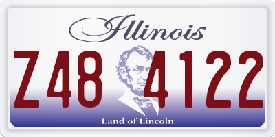 IL license plate Z484122