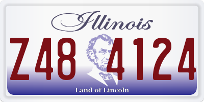 IL license plate Z484124