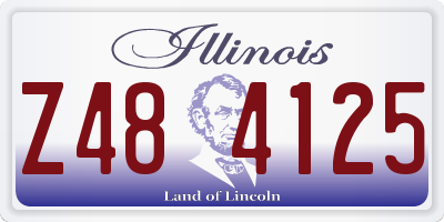 IL license plate Z484125