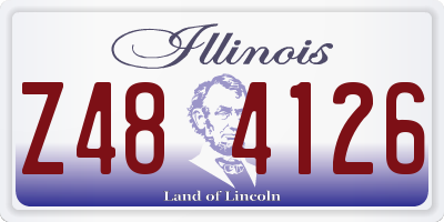 IL license plate Z484126