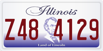IL license plate Z484129