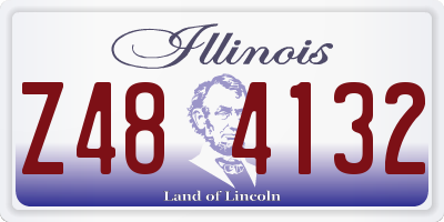 IL license plate Z484132