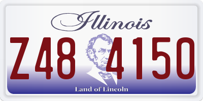 IL license plate Z484150
