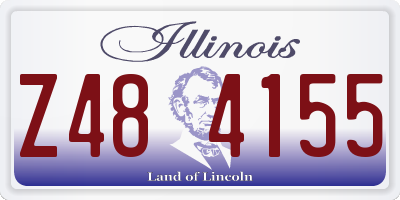 IL license plate Z484155