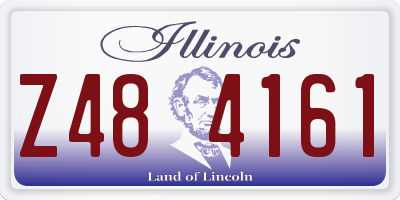 IL license plate Z484161