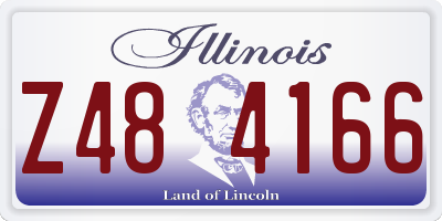 IL license plate Z484166