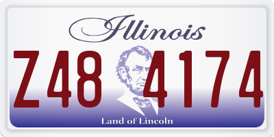 IL license plate Z484174