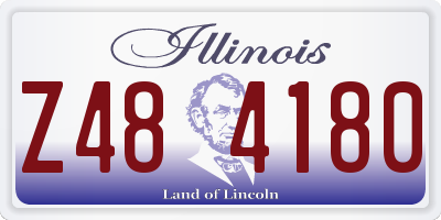 IL license plate Z484180