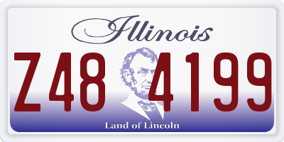 IL license plate Z484199