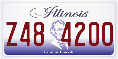 IL license plate Z484200