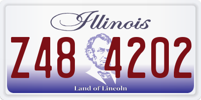 IL license plate Z484202
