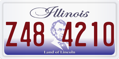IL license plate Z484210