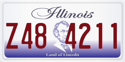 IL license plate Z484211