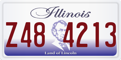 IL license plate Z484213
