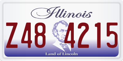 IL license plate Z484215