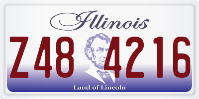 IL license plate Z484216