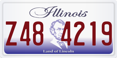 IL license plate Z484219